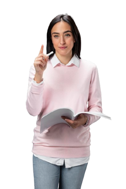 portrait teacher female holding book removebg preview